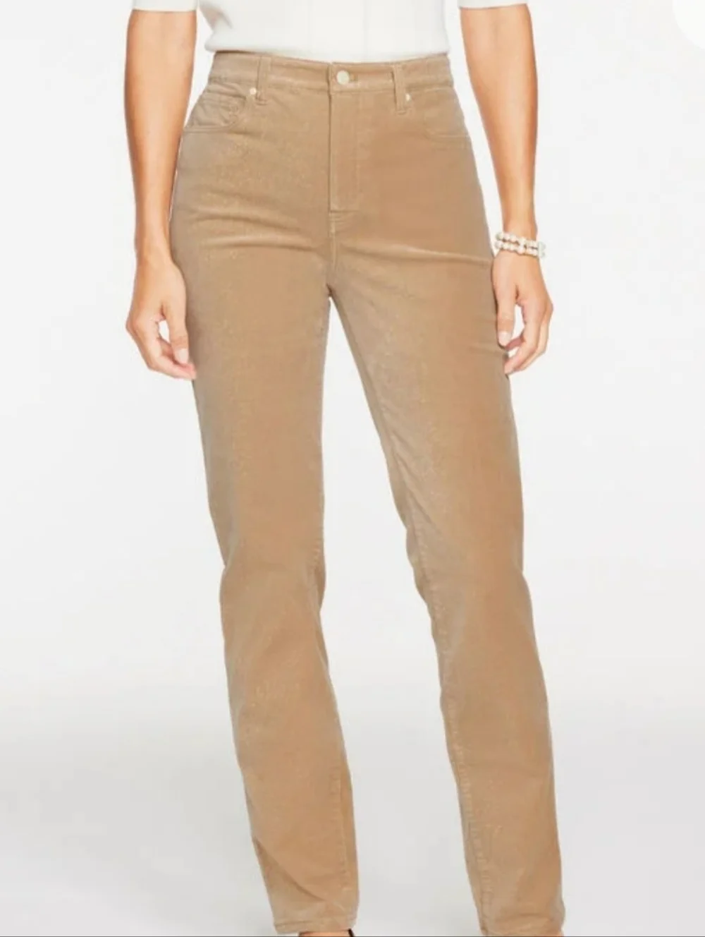 TALBOTS WOMEN'S CURVY CORDUROY PANTS SIZE 8P